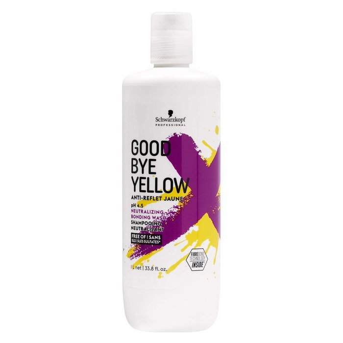 Schwarzkopf Goodbye Yellow Champú Neutralizante para Rubio Frío 1000 ml Schwarzkopf Goodbye Yellow Champú Neutralizante para Rubio Frío 1000 ml