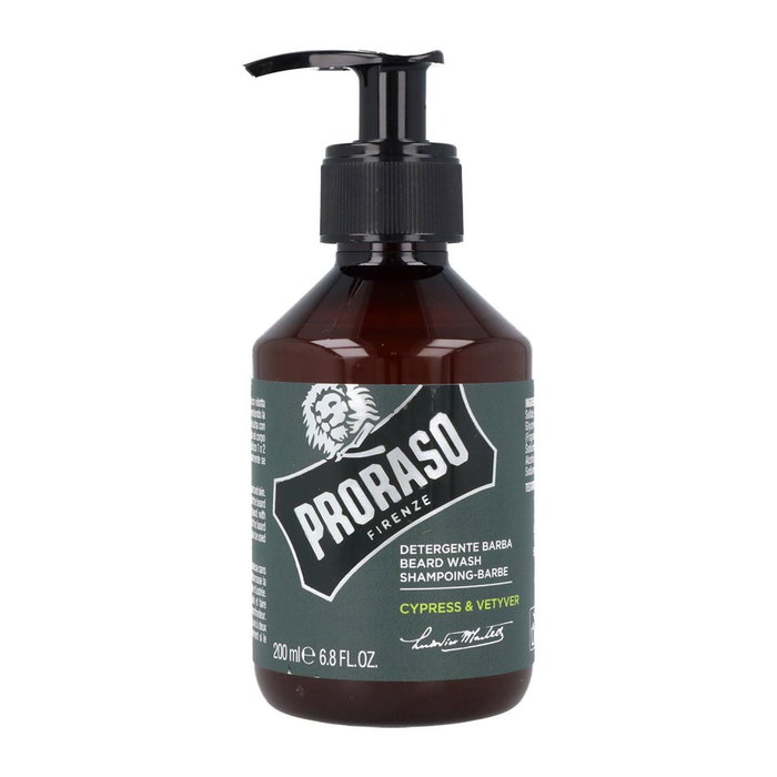 Proraso Champú para Barba Herbal Cypress & Vetyver 200 ml