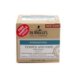 Dr. Miracles Temple And Nape Gro Balm Regular 113 Gr - Tratamiento para un cuero cabelludo saludable