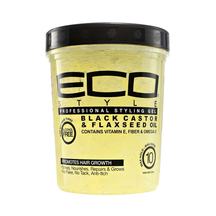 Eco Styler Gel de Peinado Black Castor & Flaxseed Oil 946 ml Eco Styler Gel de Peinado Black Castor & Flaxseed Oil 946 ml