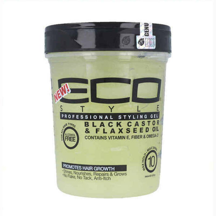 Eco Styler Gel de Peinado Black Castor & Flaxseed Oil 946 ml Eco Styler Gel de Peinado Black Castor & Flaxseed Oil 946 ml