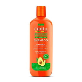 Cantu Champú Hidratante de Aguacate Sin Sulfatos 400ml - Reduce la Rotura y Minimiza el Frizz, Ideal para Cabello Rizado