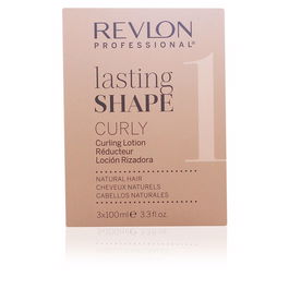 Revlon LASTING SHAPE curling lotion para cabello sensibilizado, tratamiento de keratina, 3 x 100 ml