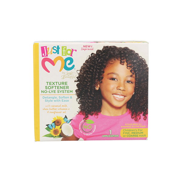 Pro Line Just For Me Texturizer Kit 1 Aplicación (Fino+Medio+Grueso) Suavizante Cabello Afro Infantil Pro Line Just For Me Texturizer Kit 1 Aplicación (Fino+Medio+Grueso) Suavizante Cabello Afro Infantil