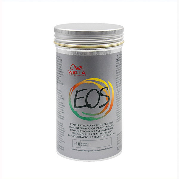 Wella Eos Color 10 Paprika Tinte Vegetal 120g para un Color Natural y Vibrante