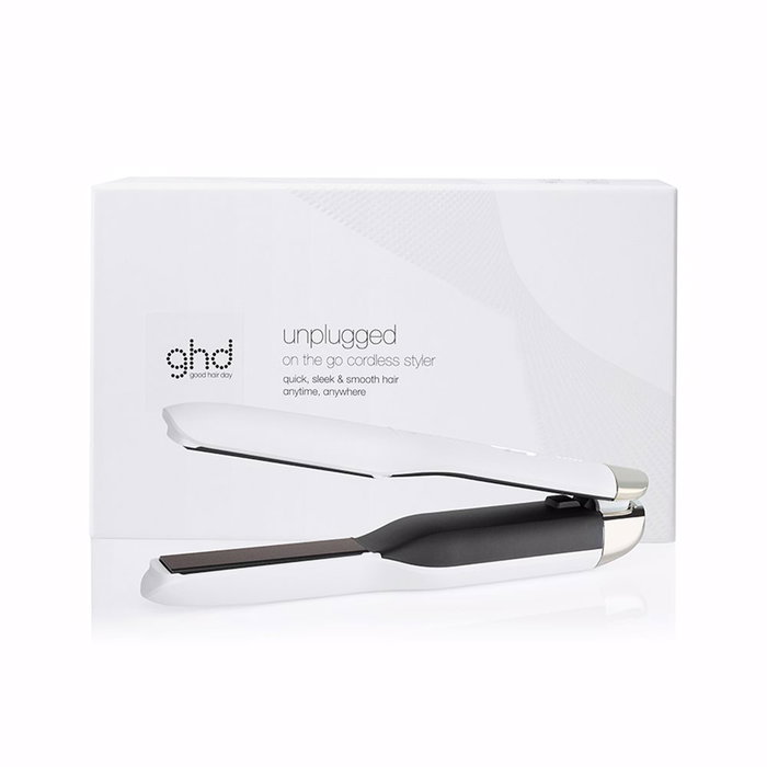 GHD Unplugged Plancha de Pelo Inalámbrica Blanco
