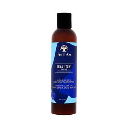 As I Am Acondicionador Leave-In para Cuero Cabelludo Seco e Irritado 237ml sin Sulfato ni Espuma