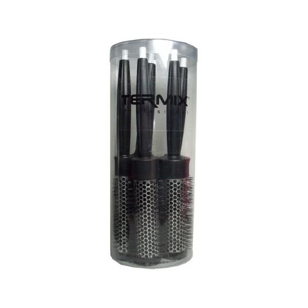 Termix Pack de 5 Cepillos Térmicos Profesionales Negros Termix Pack de 5 Cepillos Térmicos Profesionales Negros