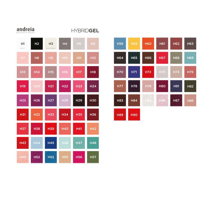 Andreia Hybrid Gel - Fusion Color H6 10.5ml, Esmalte de Gel Larga Duración, Secado Rápido Sin Lámpara, Más de 80 Tonos Andreia Hybrid Gel - Fusion Color H6 10.5ml, Esmalte de Gel Larga Duración, Secado Rápido Sin Lámpara, Más de 80 Tonos