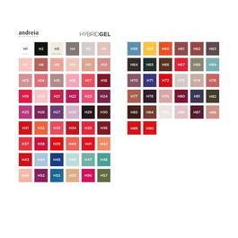 Andreia Hybrid Gel Fusion Color H77 - Esmalte de Gel de Secado Rápido Sin Lámpara, Larga Duración, 10.5 ml, Más de 80 Tonos