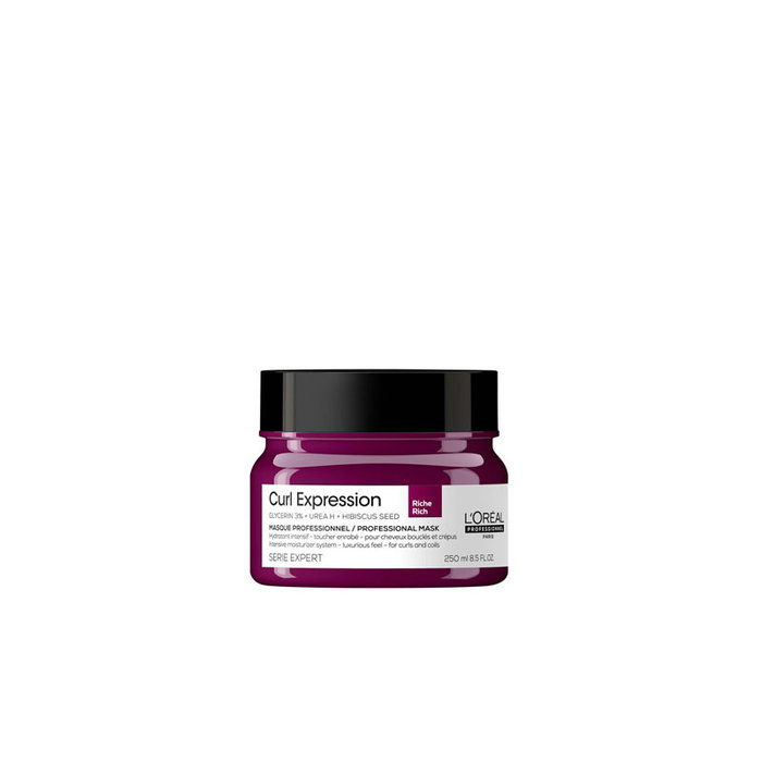 L'Oreal Curl Expression Mascarilla Hidratante Intensiva 250ml - Hidratación Rica, Brillo, Control de Encrespamiento, Cabello Rizado L'Oreal Curl Expression Mascarilla Hidratante Intensiva 250ml - Hidratación Rica, Brillo, Control de Encrespamiento, Cabello Rizado