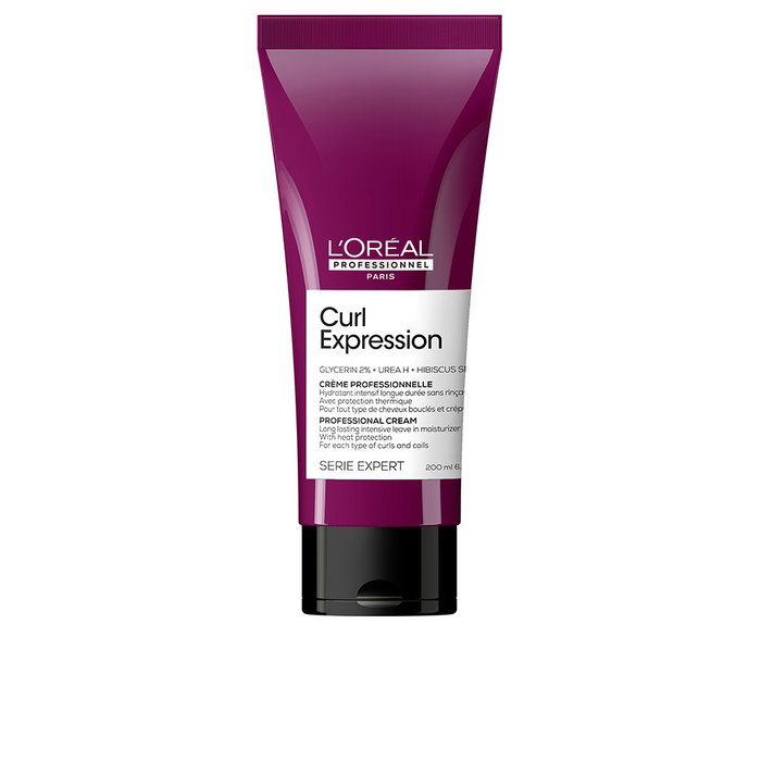 L'Oréal Professionnel Paris Curl Expression Crema Profesional Leave-In para Rizos 200 ml - Hidratación Intensa y Definición L'Oréal Professionnel Paris Curl Expression Crema Profesional Leave-In para Rizos 200 ml - Hidratación Intensa y Definición