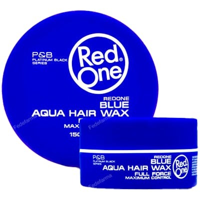 Red One Full Force Aqua Hair Wax Blue Gel 150 ml