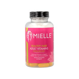 Mielle Vitaminas para Cabello Saludable para Adultos con Biotina 60 Tabletas