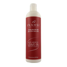 Inahsi Aloe Hibiscus Leave In Detangler Acondicionador 454 gr Aporta Hidratación Profunda, Fuerza y Brillo al Cabello