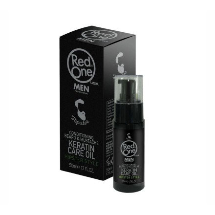 Red One Aceite de Keratina para Barba y Bigote 50 ml