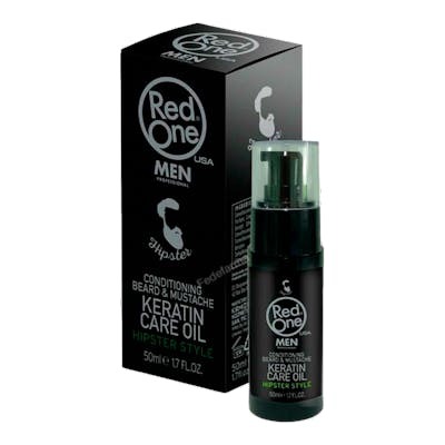 Red One Aceite Barba Bigote de Keratina 50 ml