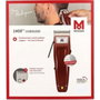 Moser 1400 Cordless Máquina de corte de cabello rojo/grey