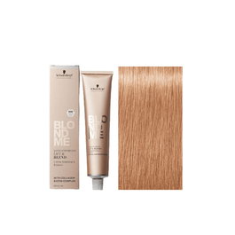 Schwarzkopf BLONDME Crema Aclarante y Tonalizante Reforzadora de Puentes Marrón Caoba 60ml