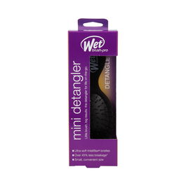 Wet Brush Pro Cepillo Mini Detangler Black para Cabello de Viaje