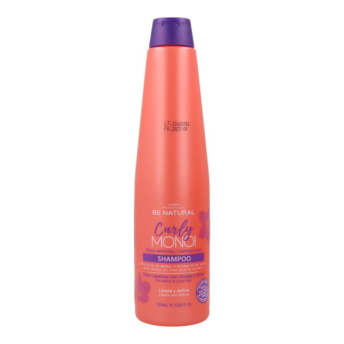 Placenta Be Natural Curly Monoi Champú para Rizos 350 ml