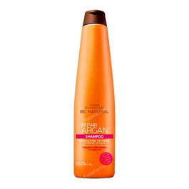 Be Natural Champú Repair Argan Nutri Repair 350 ml | Limpia, Fortalece y Reduce el Encrespamiento