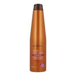 Be Natural Champú Repair Argan Nutri Repair 350 ml | Limpia, Fortalece y Reduce el Encrespamiento
