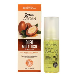Be Natural Nutri Repair Aceite Elixir Argan 50 ml para Cabello Poroso y Quebradizo
