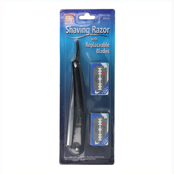 BEAUTY TOWN Set Para La Depilacion Navaja Con Cuchillas Color Negro BEAUTY TOWN Set Para La Depilacion Navaja Con Cuchillas Color Negro