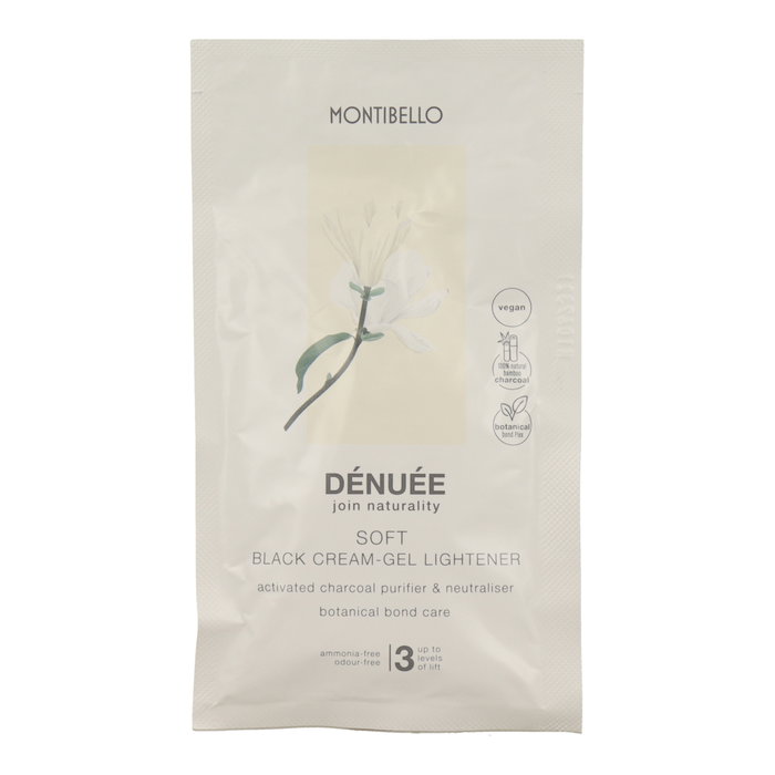 Montibello Dénuée Gel Decolorante Sin Amoníaco Soft Black Cream Lightening 30 ml Montibello Dénuée Gel Decolorante Sin Amoníaco Soft Black Cream Lightening 30 ml