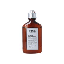 Farmavita Amaro All In One Champú Diario para Cuerpo, Barba y Cabello 250ML (Botánico)