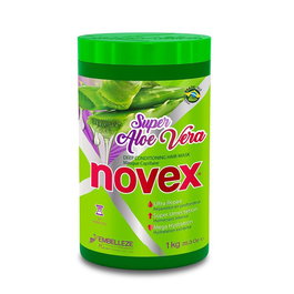 Novex Mascarilla Super Aloe Vera Hidratación Profunda y Brillo Cabello Sedoso 1kg