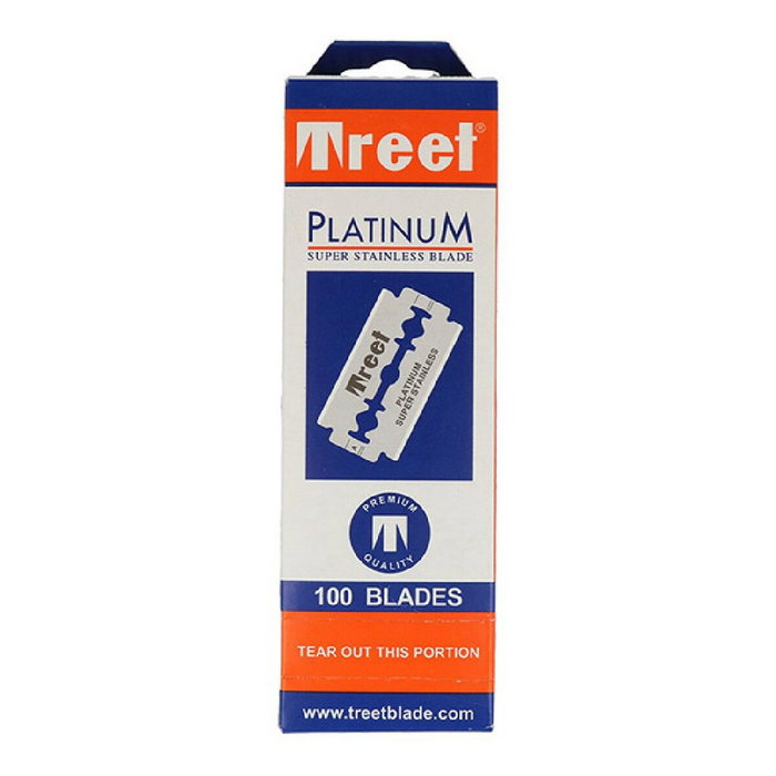 Treet Cuchillas Platinum Super Stainless 100 Unidades (20 Packs x 5)