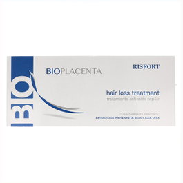 Risfort Bioplacenta Tratamiento Anticaída en Ampollas 12 x 10 ml