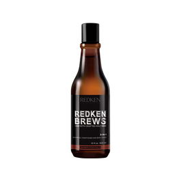 Redken Brews Champú Acondicionador y Gel de Baño 3-en-1 para Hombre 300ml