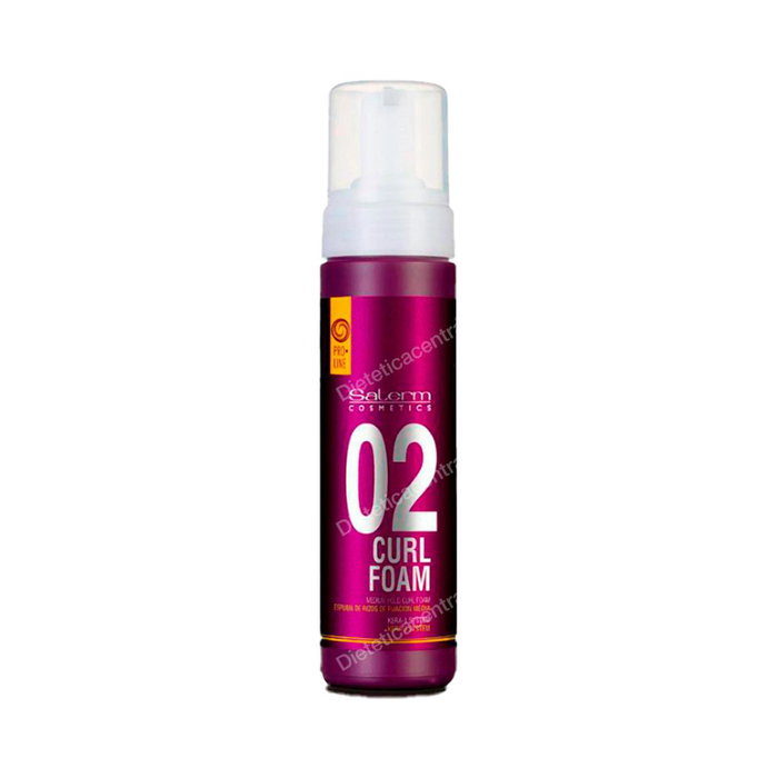 Salerm Curl Mousse 04 Espuma de Rizos Fijación Media 200 ml