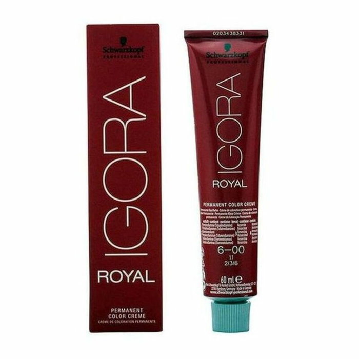 Schwarzkopf IGORA ROYAL 6-00 Coloración Permanente en Crema 60 ml Schwarzkopf IGORA ROYAL 6-00 Coloración Permanente en Crema 60 ml