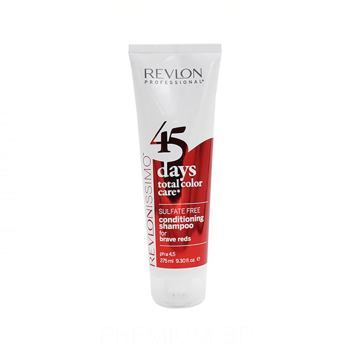 Revlon Professional 45 DAYS Champú Acondicionador Brave Reds 275 ml