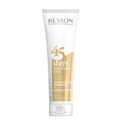 Revlon Professional 45 DAYS Champú y Acondicionador 2 en 1 para Rubias Doradas 275 ml Revlon Professional 45 DAYS Champú y Acondicionador 2 en 1 para Rubias Doradas 275 ml