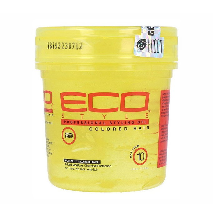 Eco Style Gel Colored Hair Amarillo 236 ml