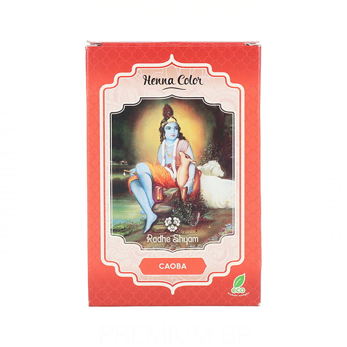 Radhe Shyam Henna en Polvo Caoba 100g