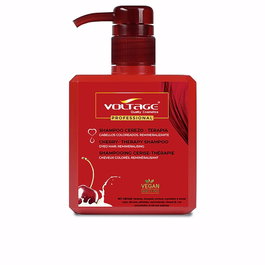 Voltage Cosmetics CEREZO-TERAPIA Champú Color Remineralizante Antioxidante 500 ml - Para Cabello Dañado o Teñido - Sin Parabenos, Sin Sulfatos, Sin Siliconas - Vegano