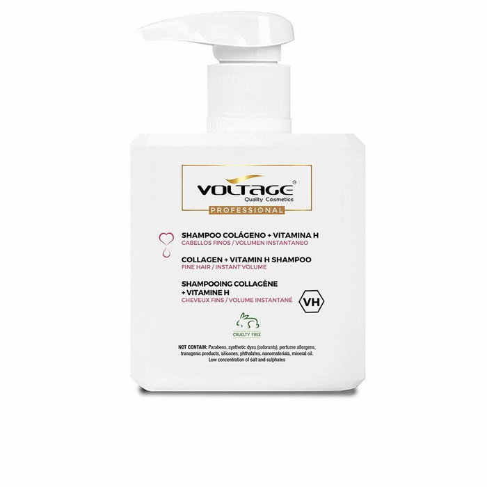 Voltage Cosmetics Colágeno + Vitamina H Champú 500 ml
