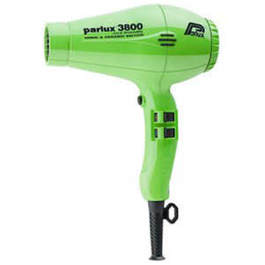 Parlux Secador 3800 Verde Eco Friendly Potencia 2100W Profesional Ideal Cuidado Medioambiental