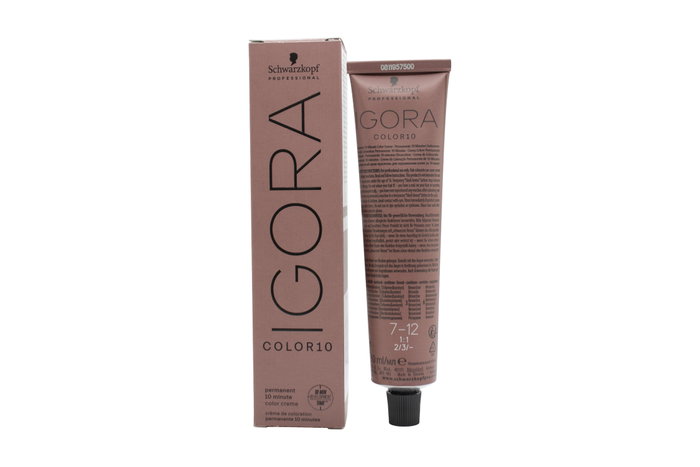 Schwarzkopf IGORA COLOR 10 7-12 Rubio Medio Ceniza Humo 60 ml Schwarzkopf IGORA COLOR 10 7-12 Rubio Medio Ceniza Humo 60 ml