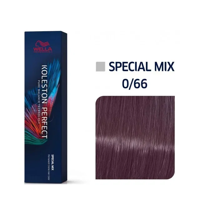 Wella Professionals Koleston Perfect Me+ Special Mix 0/66 Intense Violet 60 ml Wella Professionals Koleston Perfect Me+ Special Mix 0/66 Intense Violet 60 ml