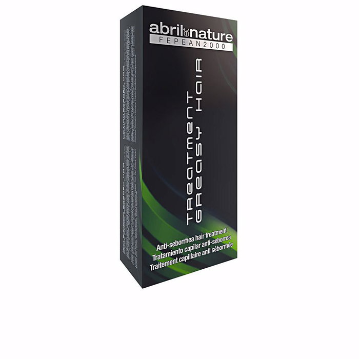 Abril et Nature Treatment Cabello Graso GREASY HAIR - Set Peluquería Champú 250 ml + Loción 100 ml para Tratamiento Antigrasa y Caída