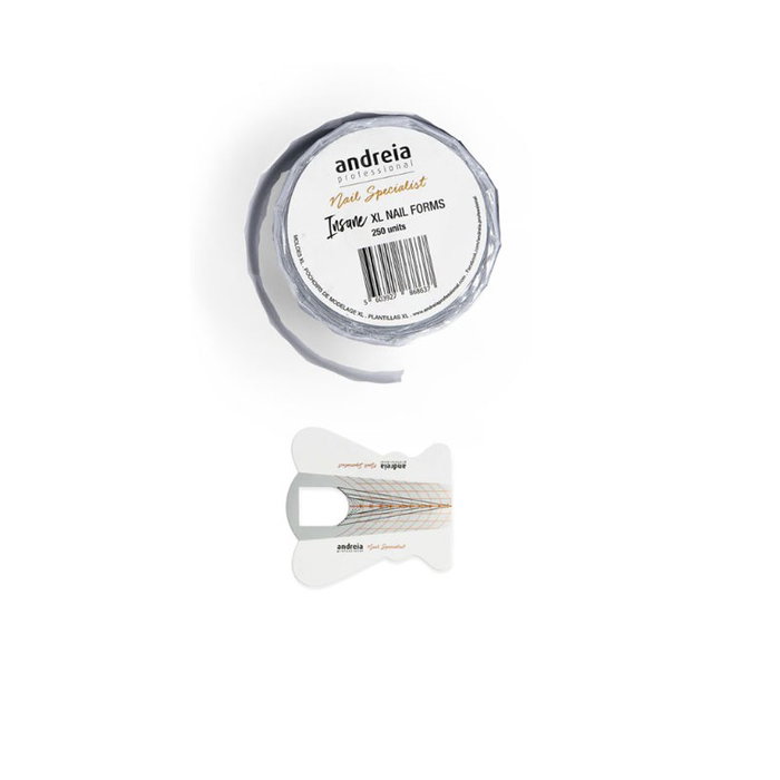Andreia Professional Insane XL Nail Forms 250 unidades
