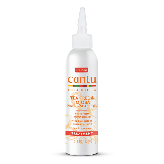 Cantu Shea Butter Tea Tree & Jojoba Hair & Scalp Oil 180ml Cantu Shea Butter Tea Tree & Jojoba Hair & Scalp Oil 180ml