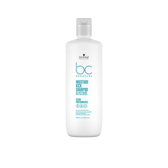 Schwarzkopf Bonacure Champú Moisture Kick Hidratante para Cabello Normal a Seco 1000ml Schwarzkopf Bonacure Champú Moisture Kick Hidratante para Cabello Normal a Seco 1000ml